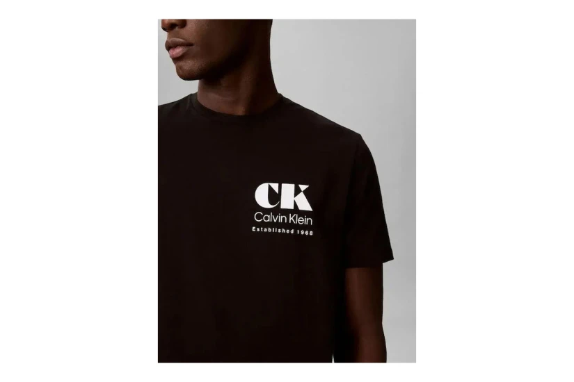 Calvin Klein Resort Graphic Ανδρικό Κοντομάνικο T-Shirt Μαύρο