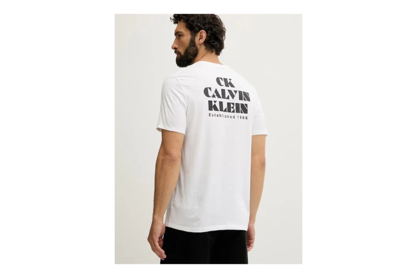 Calvin Klein Resort Graphic Ανδρικό Κοντομάνικο T-Shirt Λευκό