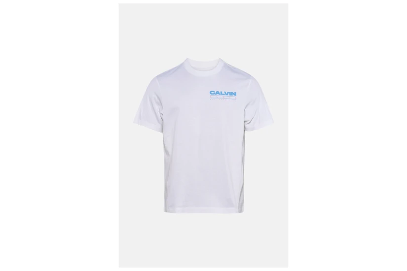 Calvin Klein Relaxed Back Logo Ανδρικό Κοντομάνικο T-Shirt Λευκό