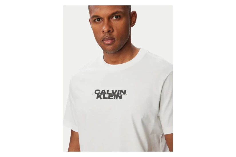 Calvin Klein Ανδρικό Κοντομάνικο T-Shirt Λευκό, Μαύρο
