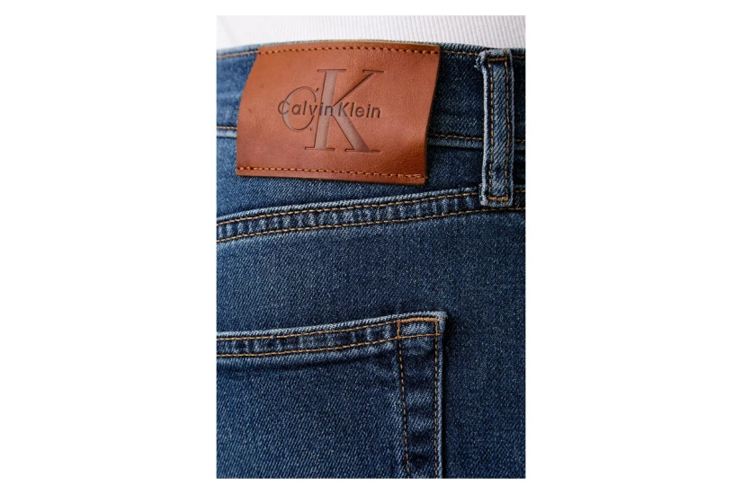 Calvin Klein Classic Taper Ανδρικό Παντελόνι Τζιν Μπλε