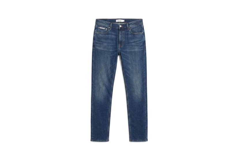 Calvin Klein Classic Taper Ανδρικό Παντελόνι Τζιν Μπλε