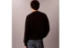 Calvin Klein Relaxed Cotton Monologo Graphic Ανδρικό Πουλόβερ Μαύρο, Εκρού
