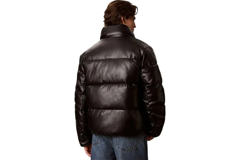 Calvin Klein Ls Faux Leather Puffer Jkt (LV04RH530G UB1)
