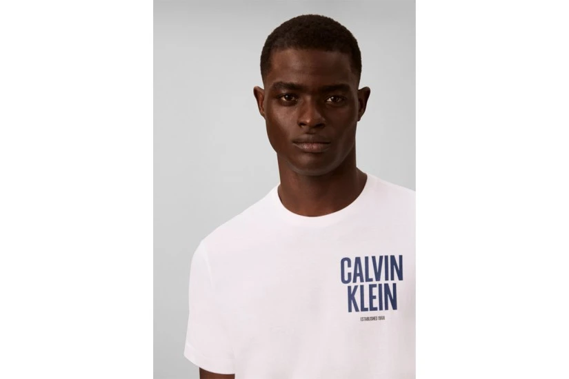 Calvin Klein Logo Graphic Ανδρικό Κοντομάνικο T-Shirt Λευκό