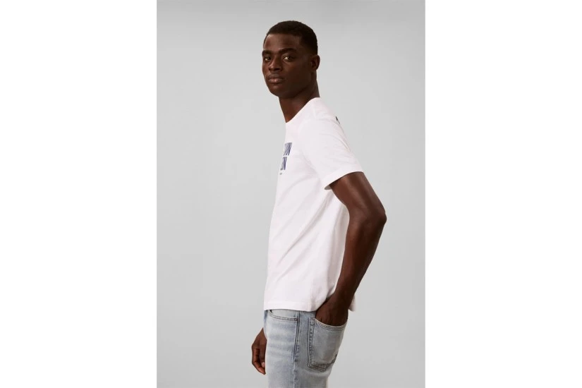 Calvin Klein Logo Graphic Ανδρικό Κοντομάνικο T-Shirt Λευκό