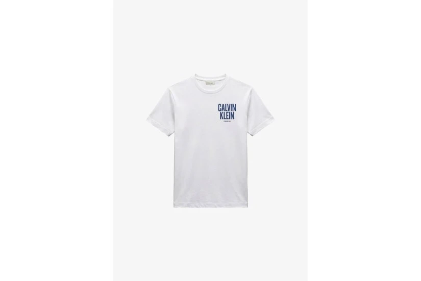 Calvin Klein Logo Graphic Ανδρικό Κοντομάνικο T-Shirt Λευκό