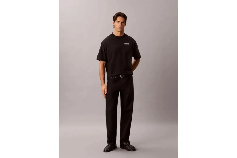 Calvin Klein Relaxed Calvins Or Nothing Graphic Ανδρικό Κοντομάνικο T-Shirt Μαύρο
