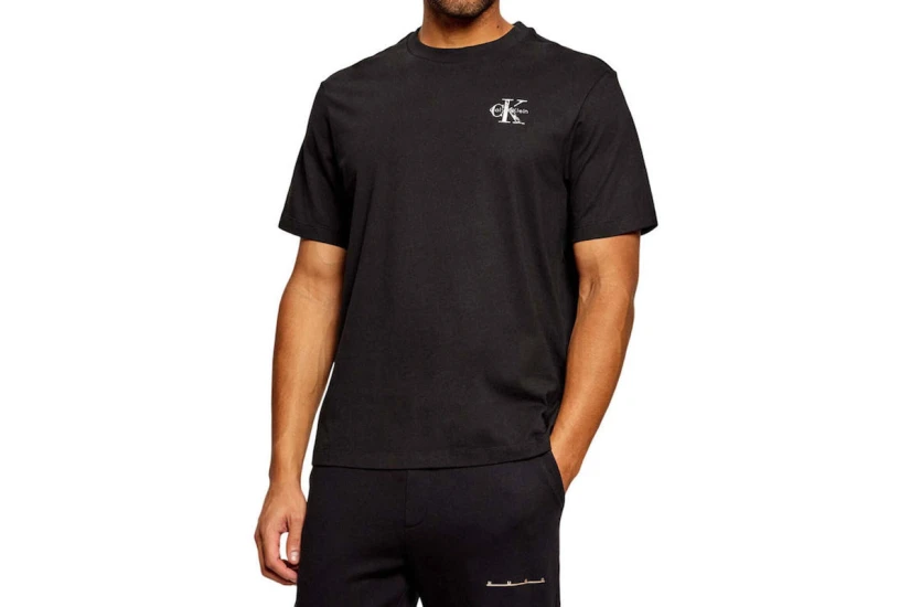 Calvin Klein Monologo Back Graffiti T-Shirt Ανδρικό (LV04RH846G UB1)