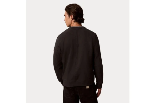 Calvin Klein Monologo Badge Terry Μπλούζα Με Λαιμόκοψη Ανδρική (LV04RJ200G 8MN)