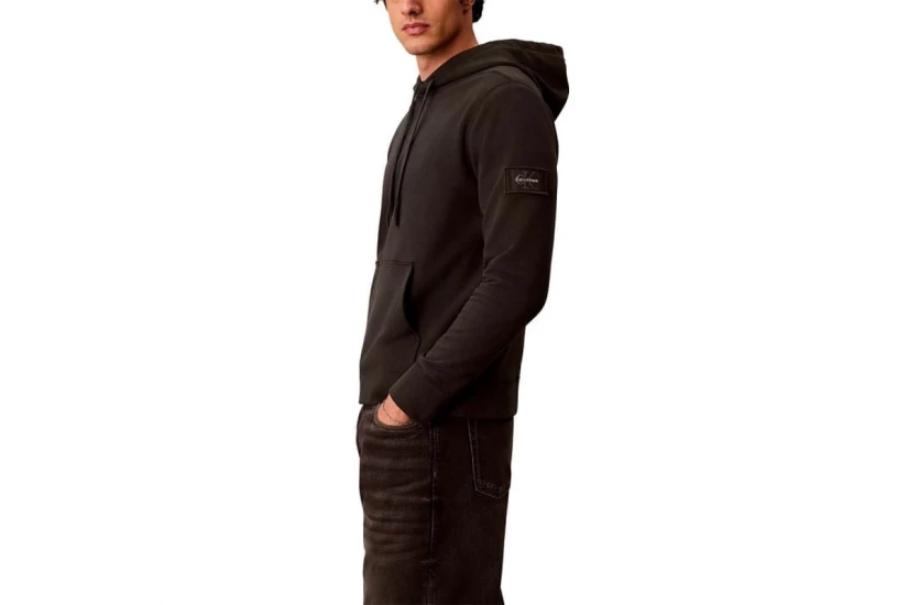 Calvin Klein Cotton Terry Badge Hoodie Ανδρικό (LV04RJ201G 8MN)