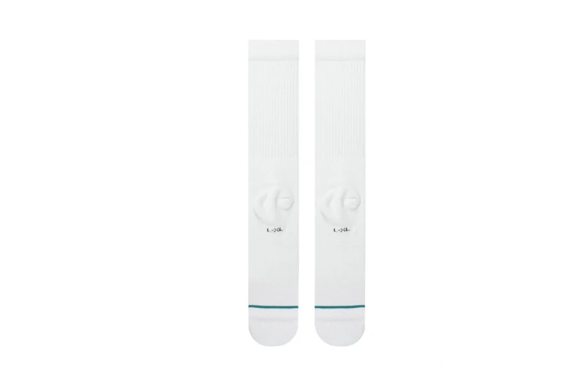 Stance Icon Unisex Κάλτσες μέχρι τη Γάμπα Λευκές