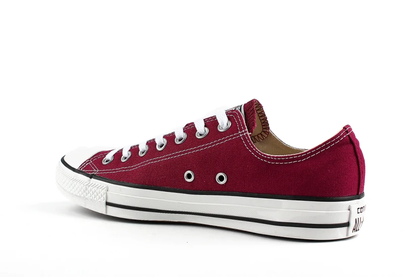 Converse Chuck Taylor All Star Classic Sneakers Μπορντό, Λευκά