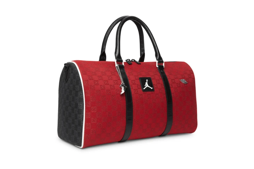 Jordan Monogram Αθλητικός Σάκος Ώμου - Χειρός Κόκκινος, Μαύρος