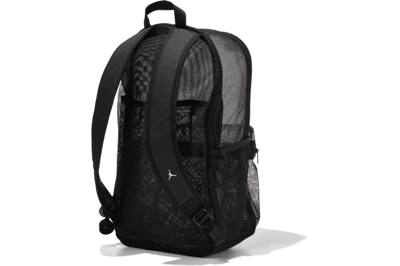 Jordan Mesh Logo Backpack Μαύρο, Λευκό
