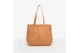 Jordan Suede Monogram Γυναικεία Τσάντα Tote Κάμελ