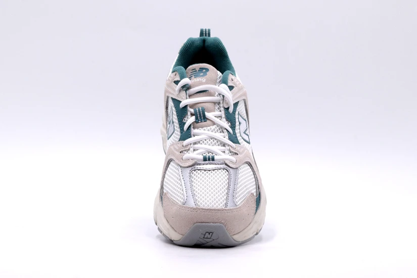 New Balance 530 Unisex Sneakers Λευκά, Γκρι Ανοιχτά, Πράσινα