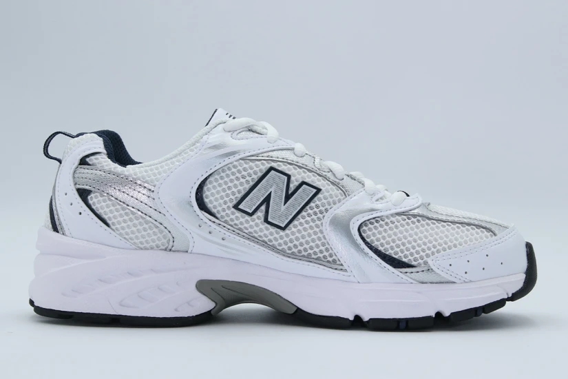 New Balance 530 Unisex Sneakers Λευκά, Ασημί, Μπλε Σκούρο