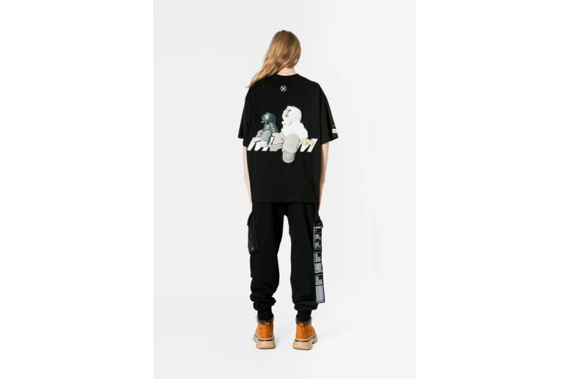 MWM Vangards Dog Unisex Κοντομάνικο T-Shirt Μαύρο, Λευκό, Γκρι