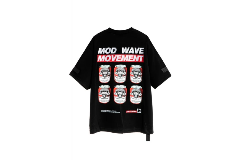 MWM Design Unisex Κοντομάνικο T-Shirt Μαύρο, Κόκκινο, Λευκό