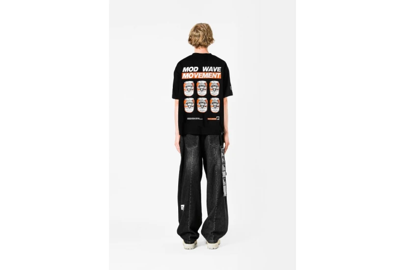 MWM Design Unisex Κοντομάνικο T-Shirt Μαύρο, Κόκκινο, Λευκό