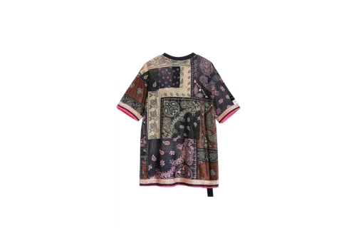 Mwm Oversized Silk Bandana T-Shirt (MW092020394 BLUE)
