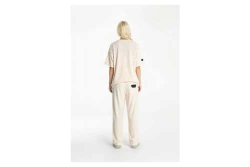 Mwm Square Pattem Soft Fabric T-Shirt (MW092020402 ECRU)