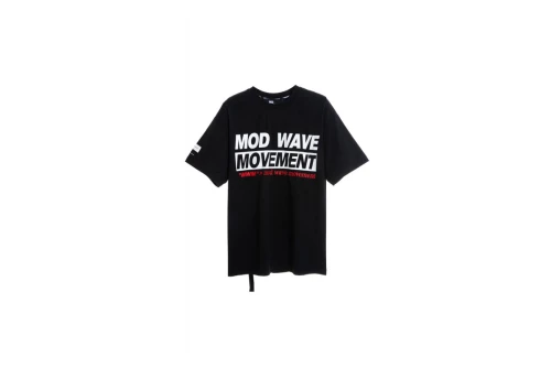 Mwm Teddy Bear Sweatwear Dog Print Regular Fit T-Shirt (MW092020456 BLACK)