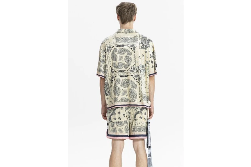 Mwm Silk Bandana Unisex Σορτς Εκρού