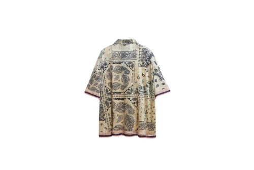 Mwm Oversized Silk Bandana Πουκάμισο Κοντομάνικο (MW092080393 ECRU)