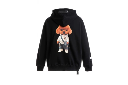 Mwm Mike Teddy Hoodie (MW093060062 BLACK)