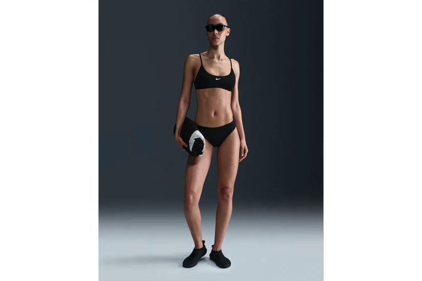 Nike Swim Essential Bralette Γυναικείο Μαγιό Bikini Top Μαύρο