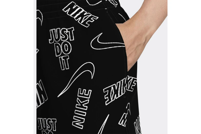 Nike Swim Breaker Brief-Lined Volley Ανδρικό Μαγιό Σορτς Μαύρο, Λευκό