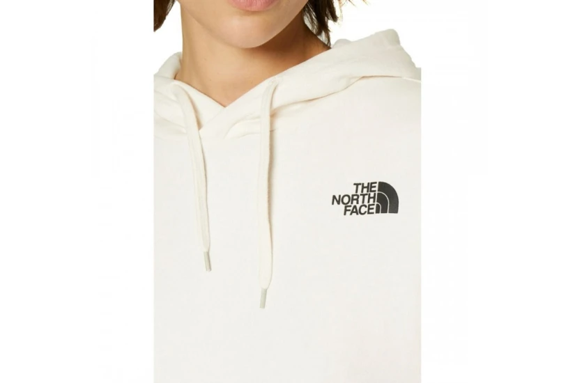 The North Face Trend Γυναικείο Cropped Φούτερ Με Κουκούλα Λευκό