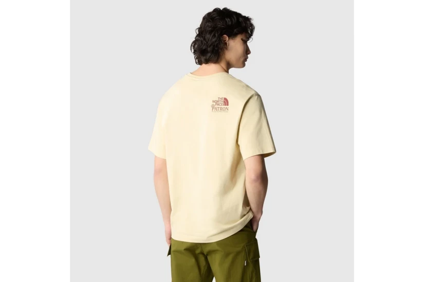 The North Face Nature Ανδρικό Κοντομάνικο T-Shirt Μπεζ, Μπορντό