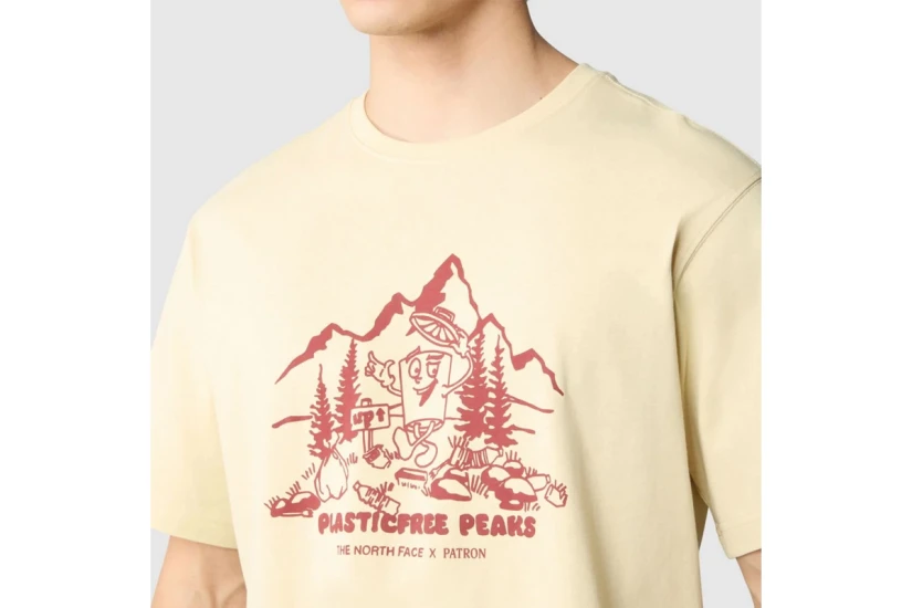 The North Face Nature Ανδρικό Κοντομάνικο T-Shirt Μπεζ, Μπορντό