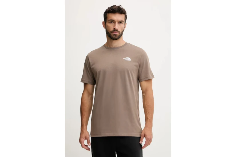 The North Face NSE Box Ανδρικό Κοντομάνικο T-Shirt Καφέ