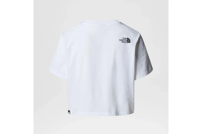 The North Face Cropped Γυναικείο Κοντομάνικο T-Shirt Λευκό