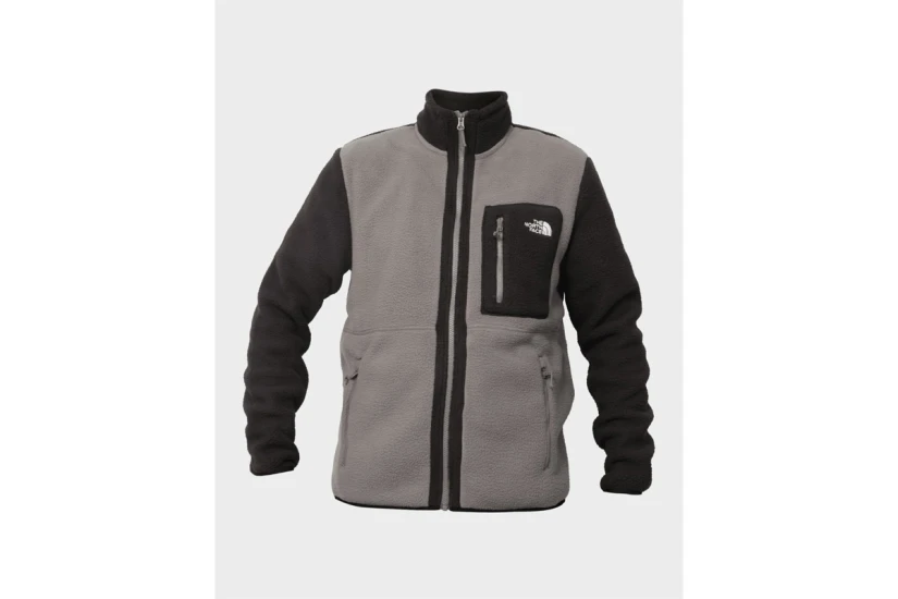The North Face Yumiori Ανδρική Ζακέτα Fleece Γκρι Σκούρο, Μαύρο