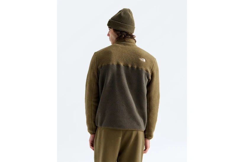 The North Face Yumiori Ανδρική Μακρυμάνικη Μπλούζα Fleece με Φερμουάρ Λαδί, Χακί