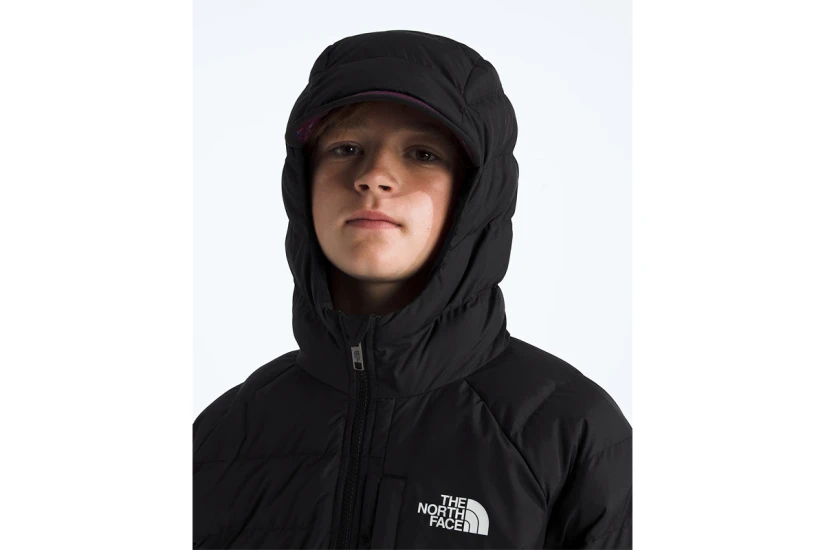 The North Face Reversible Perrito Αναστρέψιμο Παιδικό Μπουφάν Puffer με Κουκούλα Μαύρο