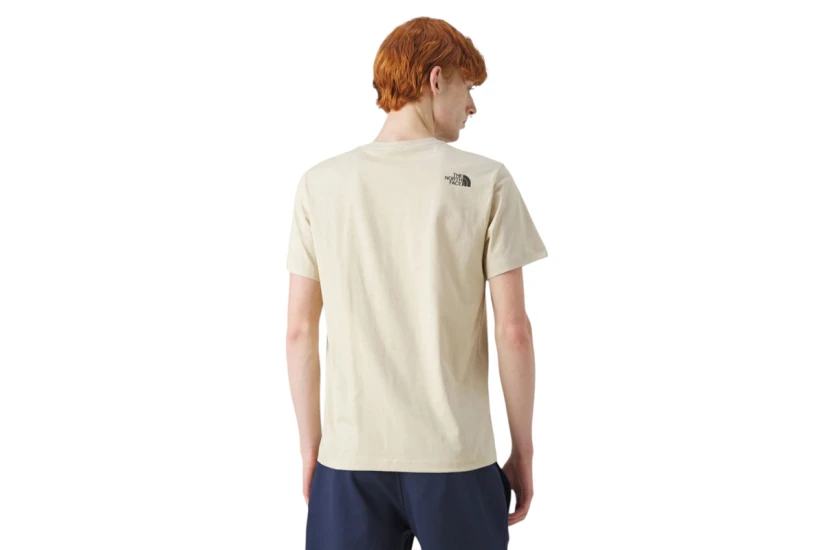 The North Face Fine Ανδρικό Κοντομάνικο T-Shirt Εκρού
