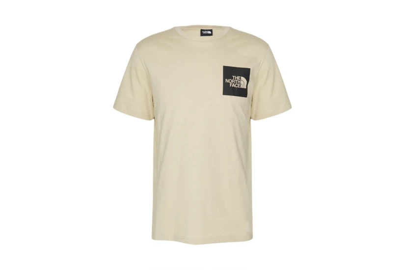 The North Face Fine Ανδρικό Κοντομάνικο T-Shirt Εκρού