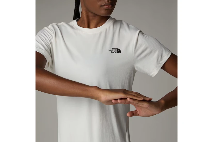 The North Face Flex Γυναικείο Κοντομάνικο T-Shirt Εκρού