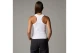 The North Face Slim Rib Γυναικεία Αμάνικη Μπλούζα Λευκή