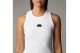 The North Face Slim Rib Γυναικεία Αμάνικη Μπλούζα Λευκή