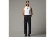 The North Face Slim Rib Γυναικεία Αμάνικη Μπλούζα Λευκή