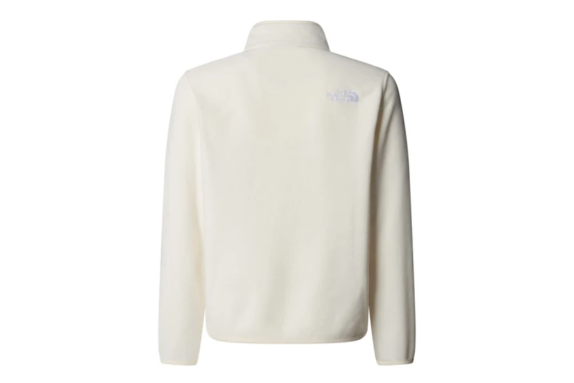 The North Face Glacier Παιδική Μακρυμάνικη Μπλούζα Fleece με Φερμουάρ Εκρού