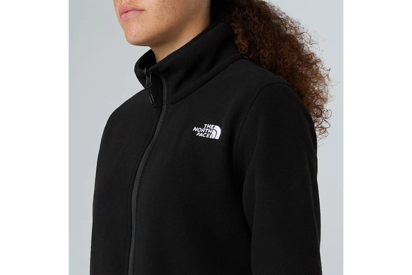 The North Face Glacier Full-Zip Γυναικεία Ζακέτα Fleece Μαύρη