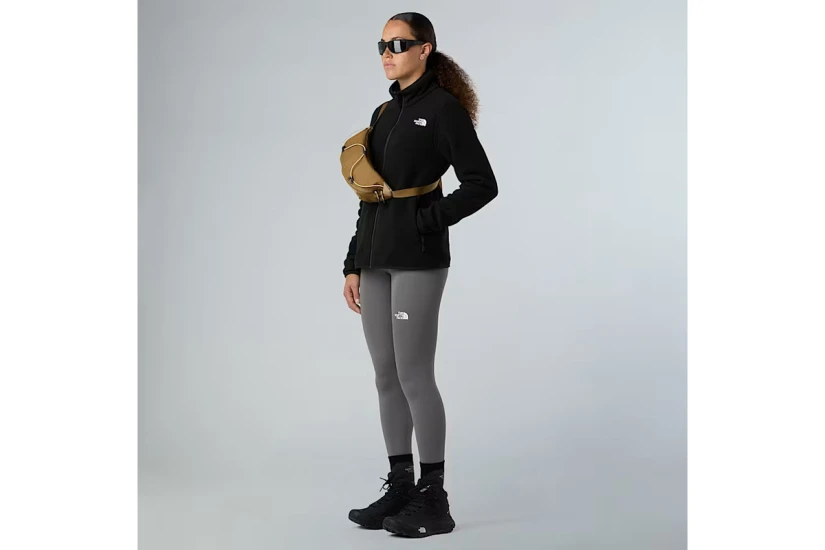 The North Face Glacier Full-Zip Γυναικεία Ζακέτα Fleece Μαύρη
